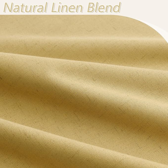 Guken 100% Blackout Curtains 96 Inch Length 2 Panels Set - Image 3
