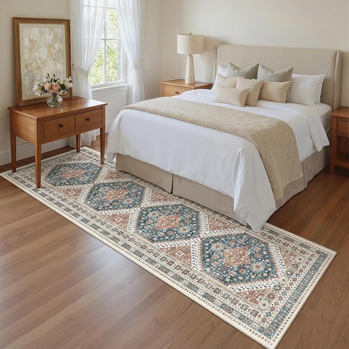 Madane Runner Rug 2x8, Washable Hallway Runner Rugs, Non-Slip Low-Pile Soft - Image 5