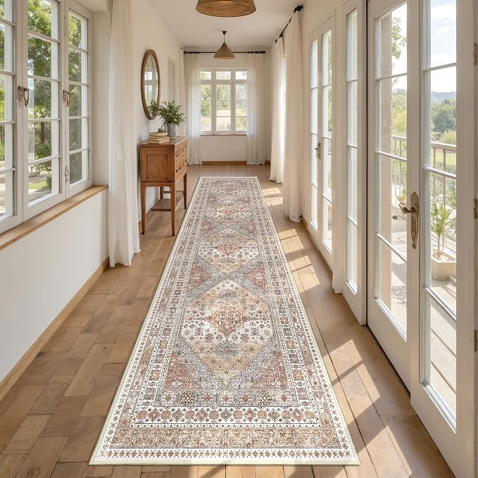 Kitchen Runner Rug Non Slip Washable 2.5x10, Soft Ultra-Thin Entryway Rug - Image 3
