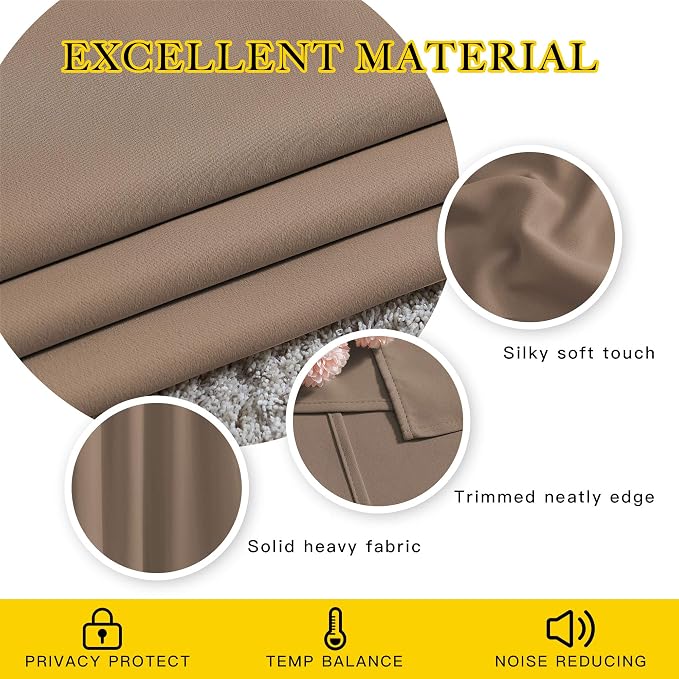 NICETOWN Insulated Blackout Curtains and Drapes - Image 4
