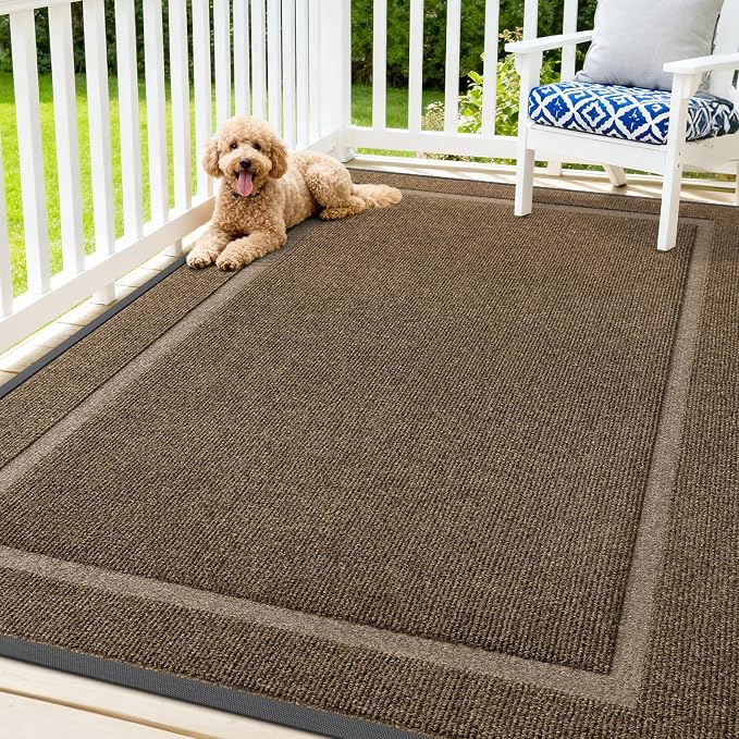 OLANLY Front Door Mat Indoor Outdoor Entrance, Waterproof All-Season, by OLANLY