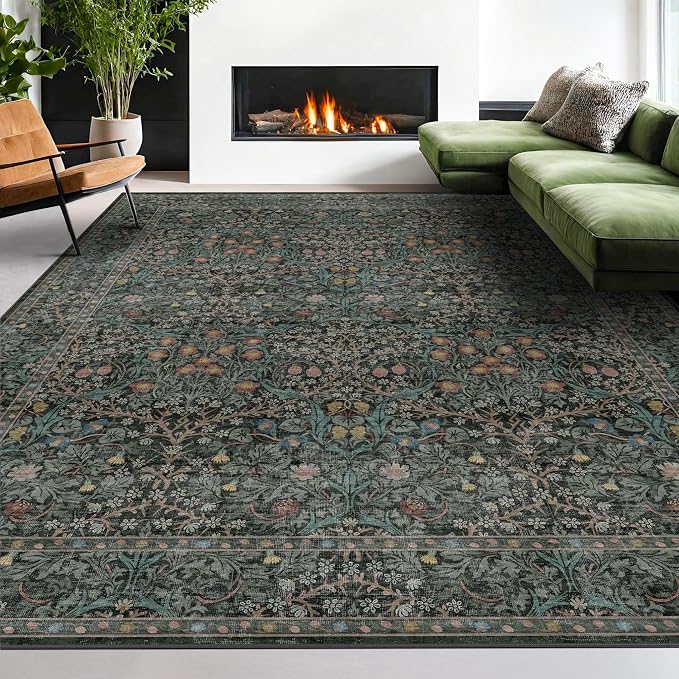 8x12 Area Rug for Living Room by HazoHaus