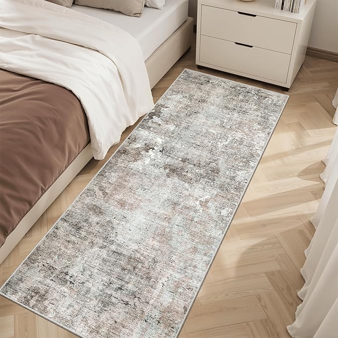 Runner Rug 2x5 Washable Non-Slip Kitchen Runner Rugs by Soalmost