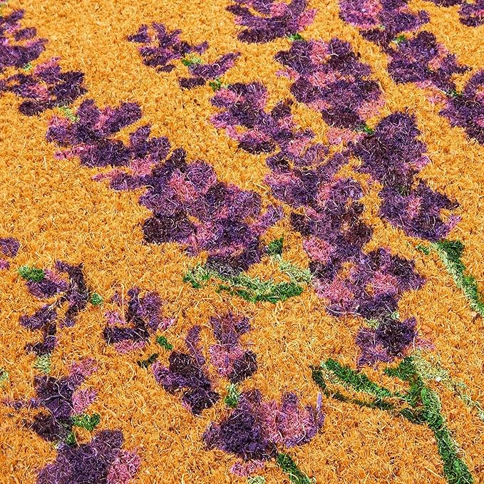 Juvale Lavender Floral Door Mat - Image 7