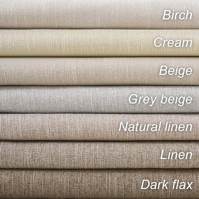 Topfinel Cream Linen Blackout Curtains 84 Inch Long - Image 8