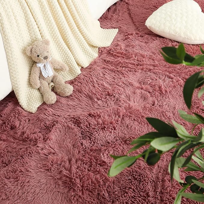 LOCHAS Ultra Soft Indoor Modern Area Rugs Fluffy Living Room Carpets - Image 5