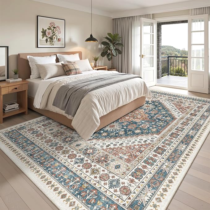 Madane Washable Rug 8x10 Area Rugs - Image 3