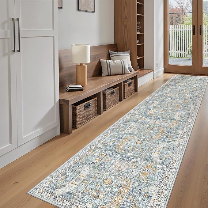 Madane Hallway Runner Rug 2x12, Extra Long Washable Runner Rugs - Image 6