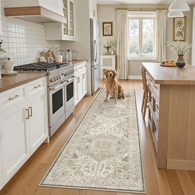 Madane Washable Runner Rug by Madane