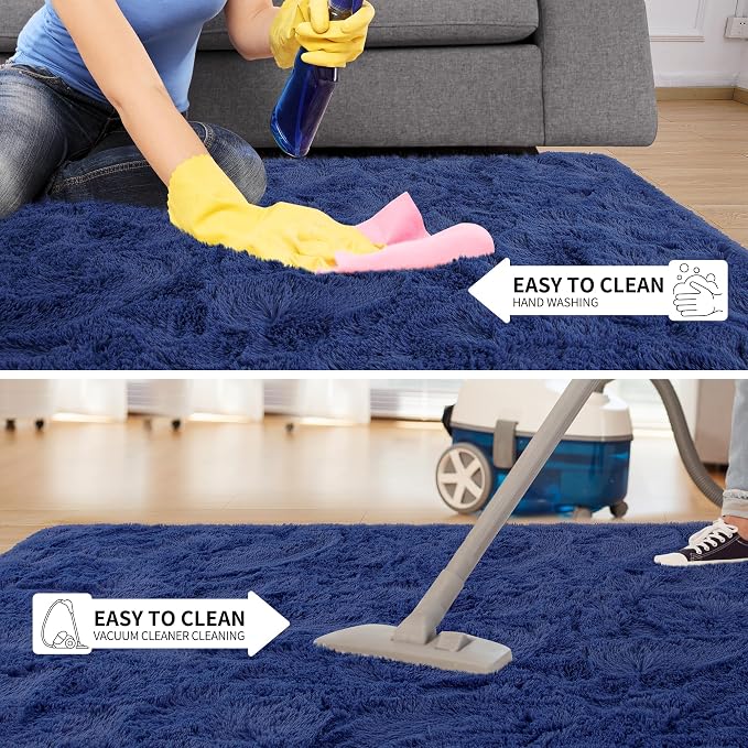 Tepook Super Soft Fluffy Rug for Bedroom, Modern Shaggy Fuzzy Kids Rugs for - Image 7