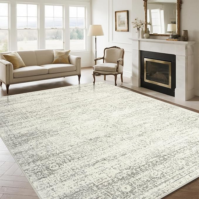 Washable Rugs 9x12 Area Rugs for Living Room, Dining Room- Large Ultra Soft by Srugn
