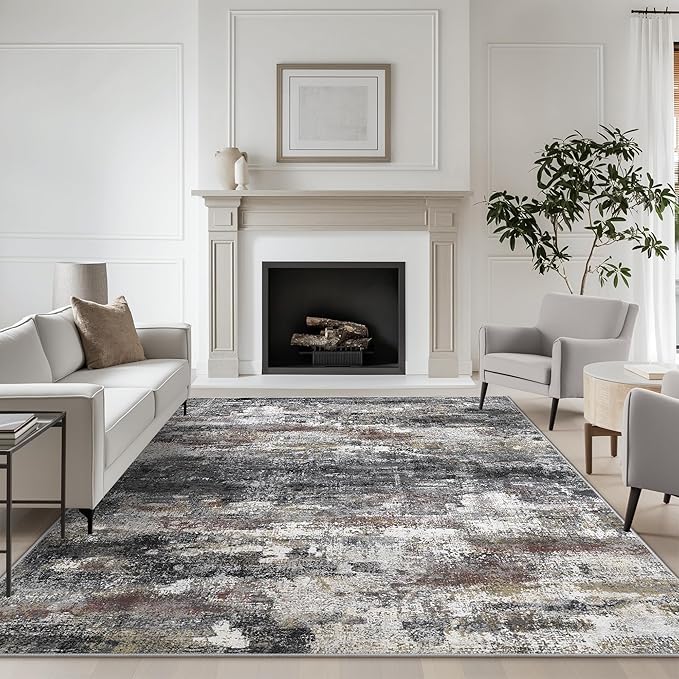 BEIMO Area Rugs 6x9 for Living Room Bedroom, Modern Abstract Machine Washable by BEIMO