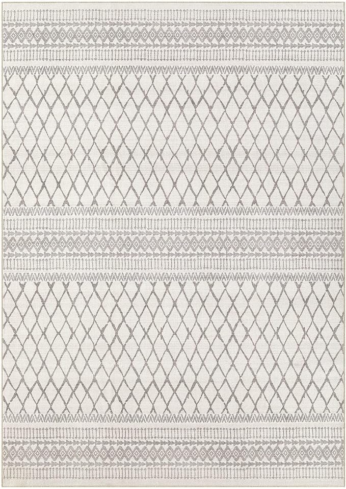 cotiled Boho 8x10 Area Rugs for Living Room: Large Moroccan Washable Rug | - Image 10