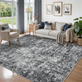5x7 Area Rugs for Living Room Rug Washable: Abstract Rug for Dining Room by Aelenmu