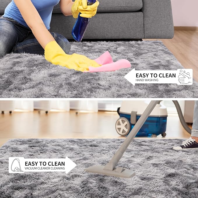 Tepook Area Rugs 9x12 for Living Room, Super Soft Fluffy Rugs for Bedroom - Image 5