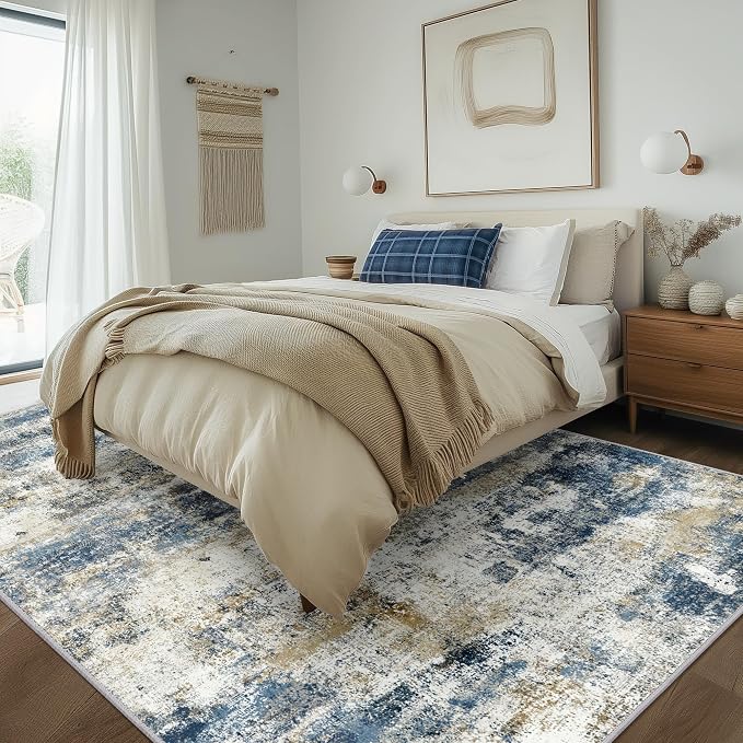 BEIMO Area Rugs 10x14 for Living Room Bedroom, Modern Abstract Machine Washable - Image 4