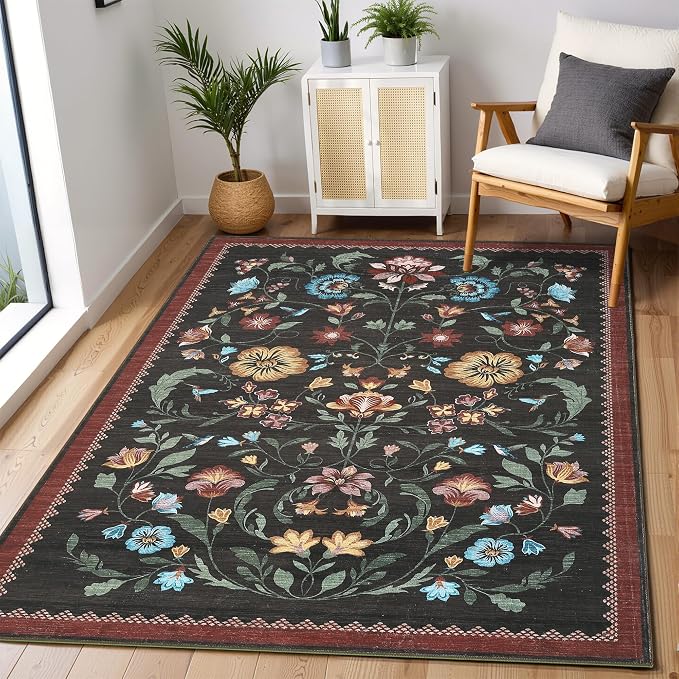 GarveeHome Washable Rug 4x6 Area Rugs by GarveeHome