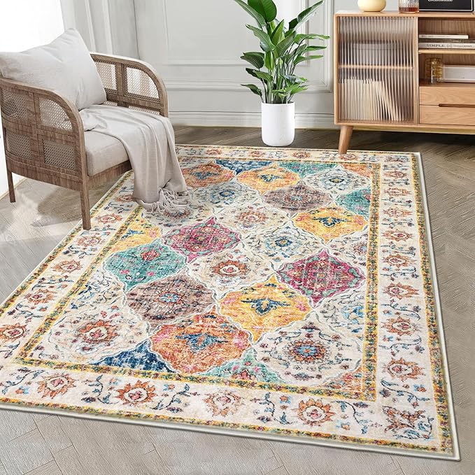 HEBE Washable Area Rug by HEBE