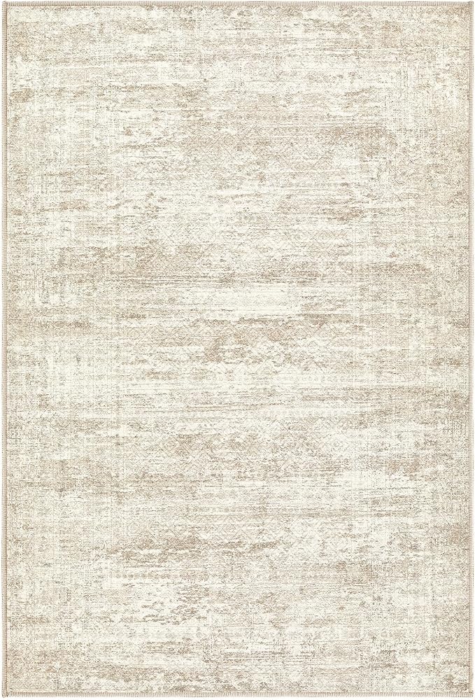 UERMEI 2x3 Entryway Area Rug: Washable Neutral Modern Abstract Small Rug - Image 6