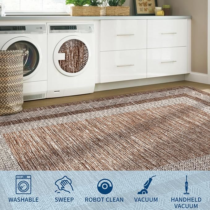 GarveeHome Extra Large Area Rug 10x13 Modern Geometric Rug - Image 7