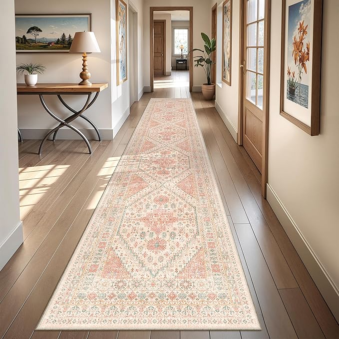 Hallway Runner Rug 2x12, Extra Long Washable Runner Rugs by Restydon