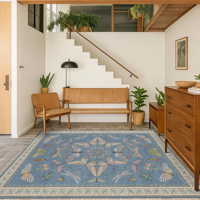 Washable 4x6 Small Rug for Living Room, Area Rug for Kitchen, Large Entryway - Image 6