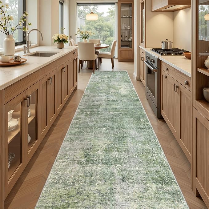 Runner Rug 2x10 Washable Non-Slip Hallway Runner Rugs by Soalmost