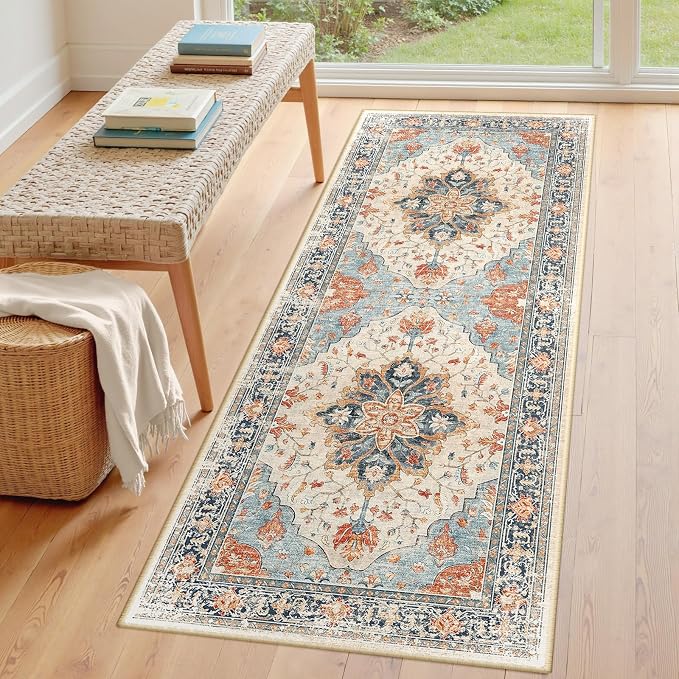 Area Rugs 3'x7' Runner Rug Non Slip Washable - Image 3