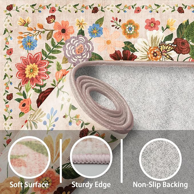 Area Rugs 24x17 Inch Home Decor Entry Rug, Small Door Mat Bath Mats - Image 4
