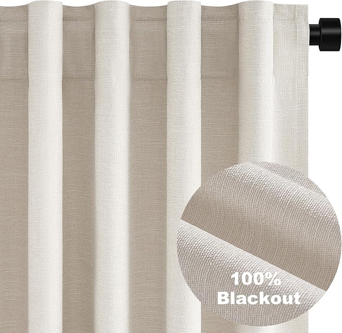 100% Blackout Curtains 70 Inch Wide 90 Inch Long - Image 9