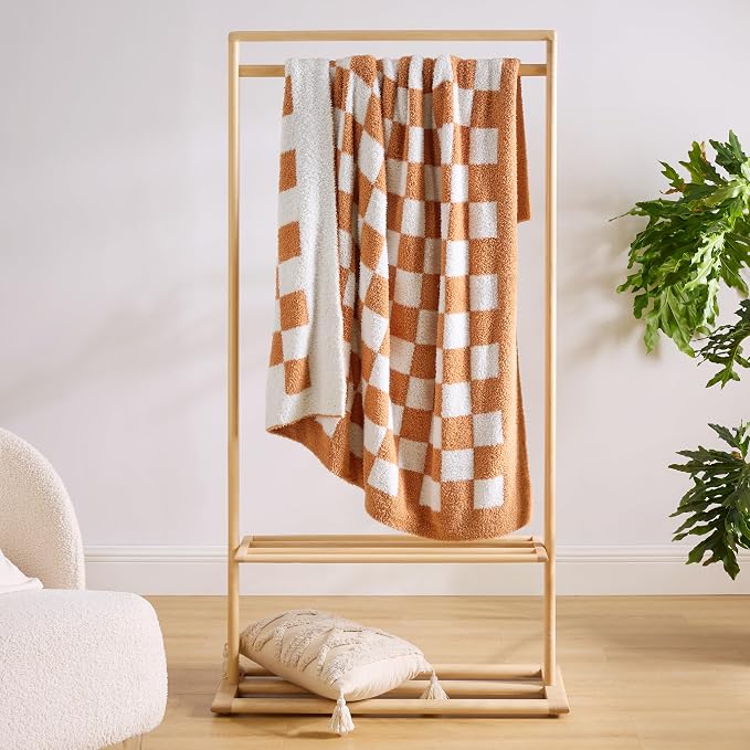 Bedsure GentleSoft Checkered Throw Blanket - Image 7