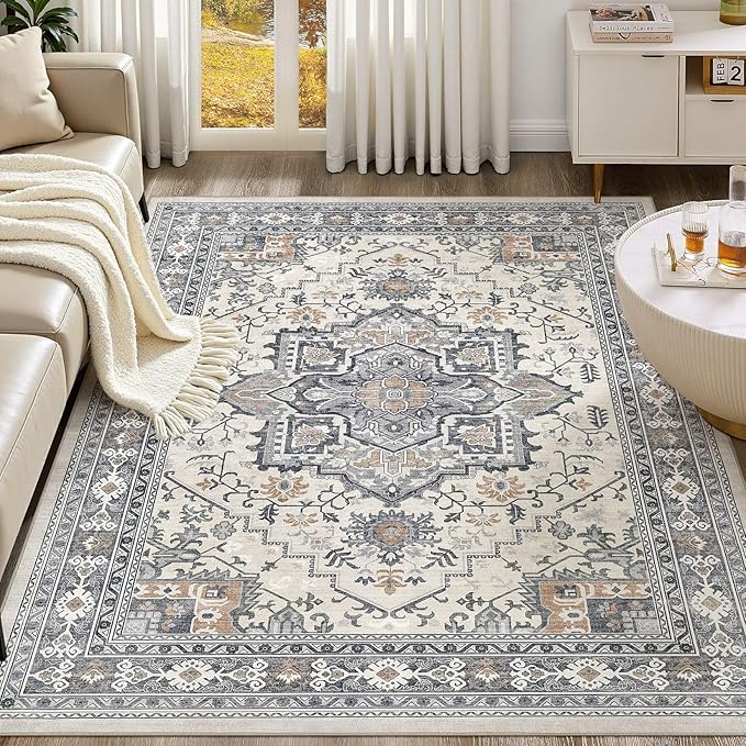 UERMEI 8x10 Area Rug Living Room Rugs - Image 2