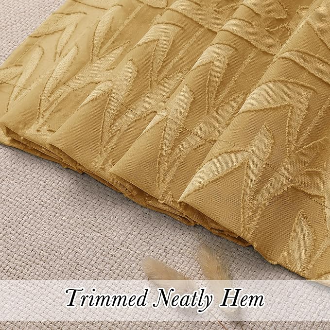Lecloud Leia Dark Gold Sheer Valance - Image 9