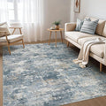 Nakagishi 5x7 Area Rugs Living Room: Washable Abstract Large Neutral Soft Rug by NakagishiAreaRug