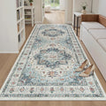 Madane Hallway Runner Rug 4x8 Wide: Washable Thin Runners by Madane