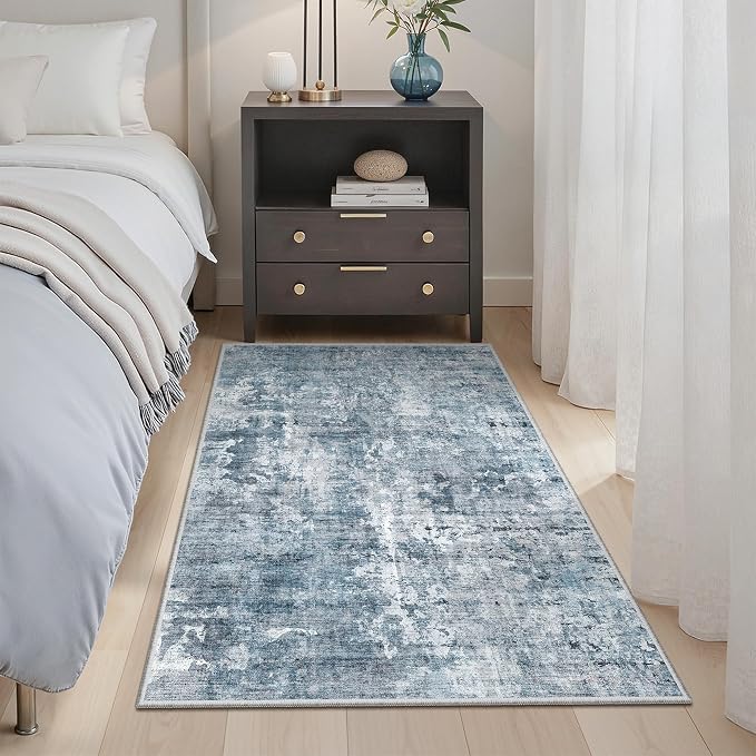 3x4 Rug, Small Area Rug for Kitchen, Machine Washable Non-Slip Throw Rug - Image 3