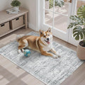 2x3 Washable Rugs for Kitchen, Powder Room Small Area Rug Non-Slip Vintage Low by Soalmost