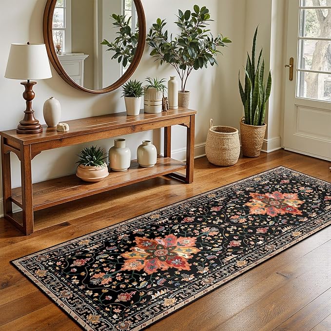 Area Rugs 2'x5' Runner Rug Non Slip Washable - Image 2