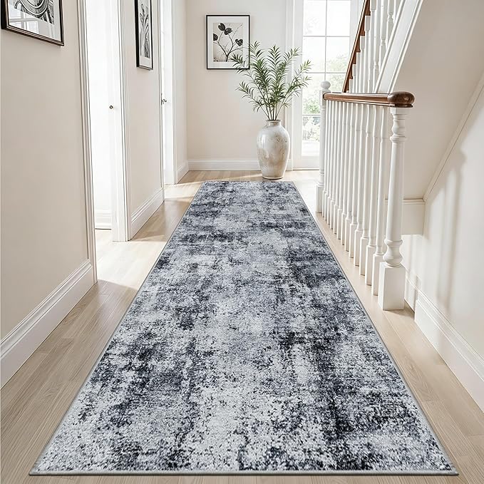 Hallway Runner Rug 2x8 Washable: Entryway Runners Rugs Non Slip Easy-to-Clean by WIEVEDENS