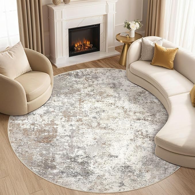 UERMEI 6ft Round Area Rug Living Room Rugs - Image 8