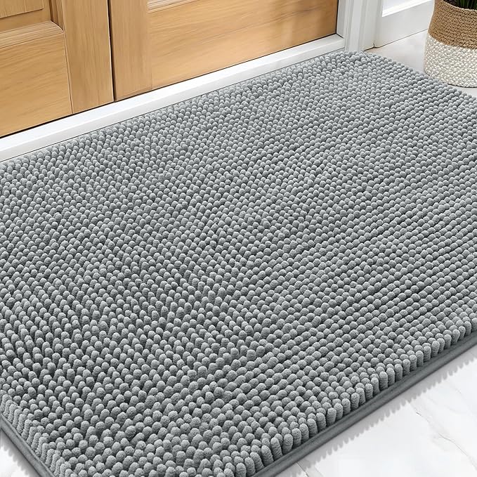 OLANLY Dog Door Mat for Muddy Paws 34x21, Absorbs Moisture and Dirt, Absorbent by OLANLY