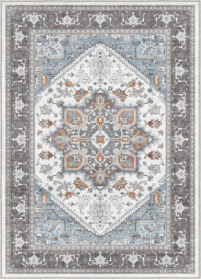 OPPODREAM Soft Area Rugs 4x6, Low-Pile Washable Rugs 4x6 - Image 9