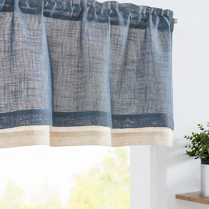 jinchan Linen Farmhouse Valances by JINCHAN