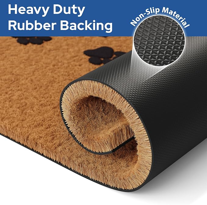 Barnyard Designs Natural Coco Coir Heavy Duty Backing Doormat - Image 5