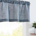 jinchan Sheer Valance Curtain Linen Textured Valance by JINCHAN