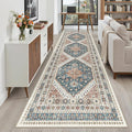 Madane Hallway Rug 3x10, Kitchen Rugs Washable Entryway Rug Vintage Kitchen by Madane