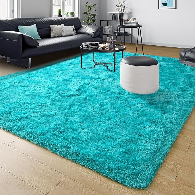 Tepook Fluffy Large Rugs for Living Room, Shag Area Rug 6x9 Soft Carpet for - Image 8
