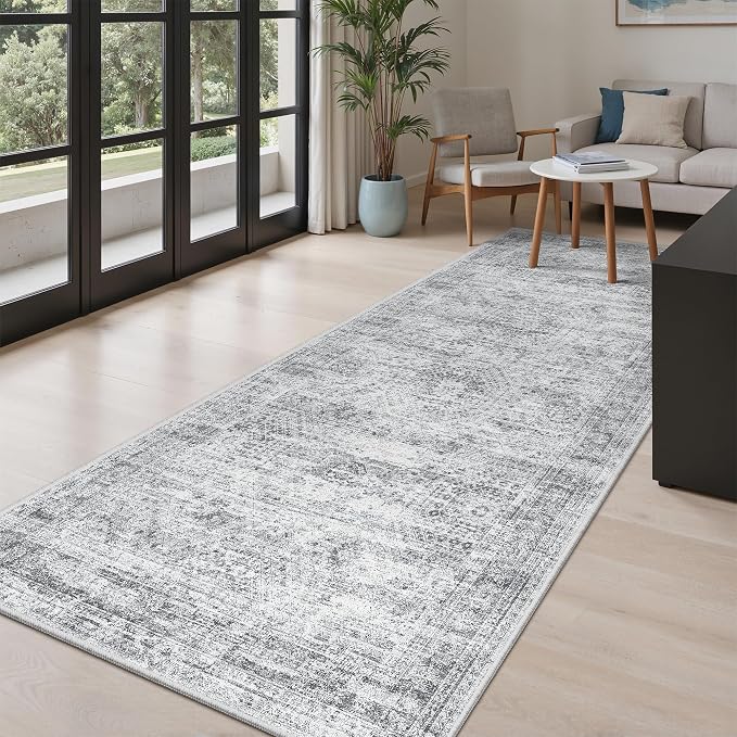 Hallway Runner Rug 4x8 Wide: Washable Thin Runners - Image 3