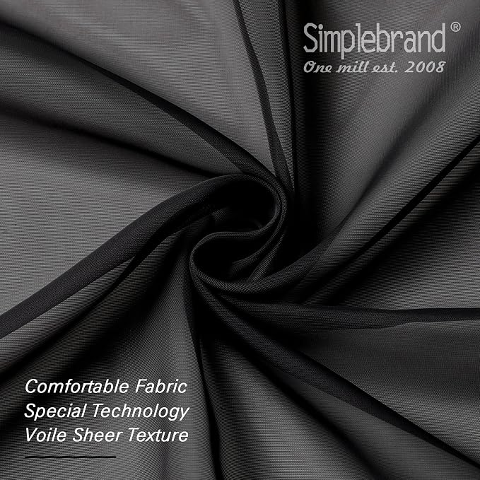 Simplebrand Black Valances 14 Inches Long - Image 6