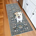 Washable Vintage 2x6 Bathroom Rugs: Soft Carpet by HYHAOYUNLAI